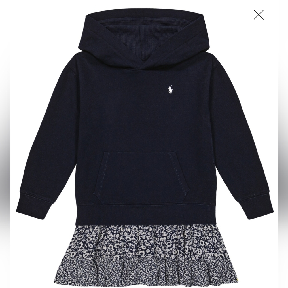 Polo Girls Hoodie Sweatshirt Dress